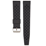 TROPICAL MOON WATER STRAP - RUBBER (SILVER BUCKLE)