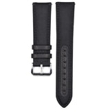 NYLON MILITARY STRAP - BLACK (SILVER BUCKLE)
