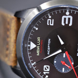 MOONMETAL DUST - DARK SIDE | Distressed Brown Leather