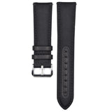 NYLON MILITARY STRAP - BLACK (SILVER BUCKLE)