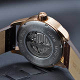 BOREAL MOONRISE | Bronze Gold Case - Cocoa Leather